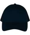NS036 Native Spirit 6 Panel Trucker Cap Black colour image